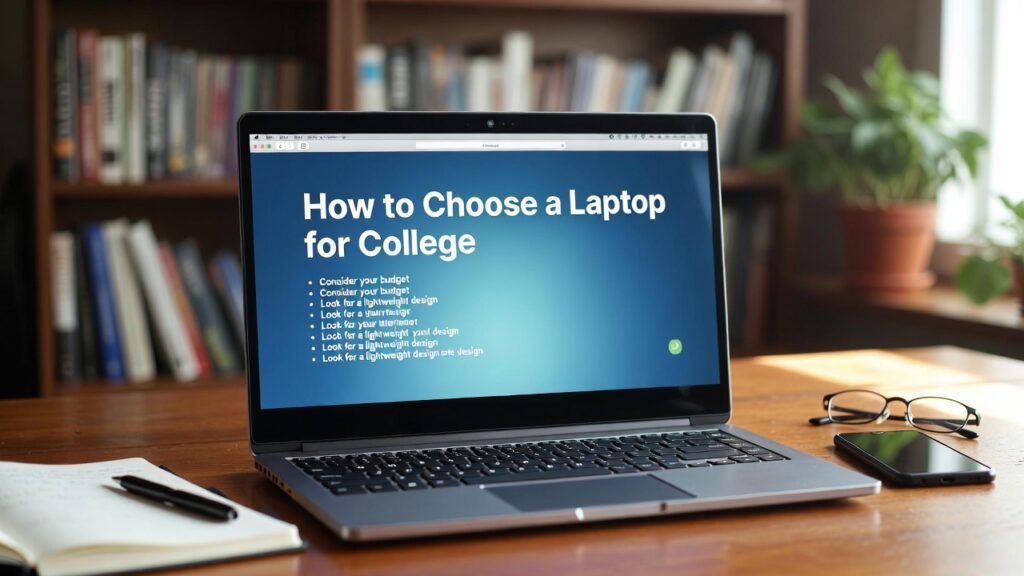 How to Choose a Laptop for College